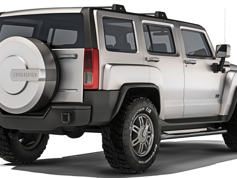 Hummer H3 2006 3D-Modell