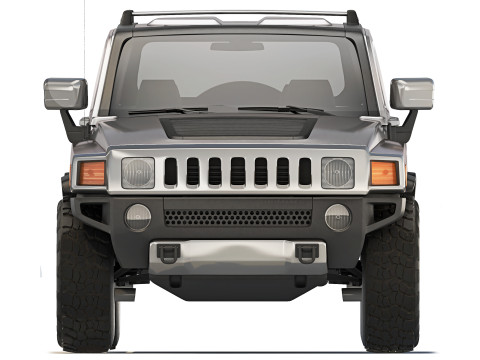 Hummer H3 2006 3D-Modell