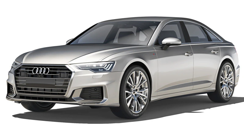 Audi A6 S-Line 2019 3D Model .c4d .max .obj .3ds .fbx .stl .blend