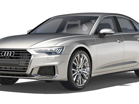 Audi A6 S-Line 2019 3D Модель
