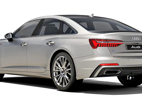 Audi A6 S-Line 2019 3D Model