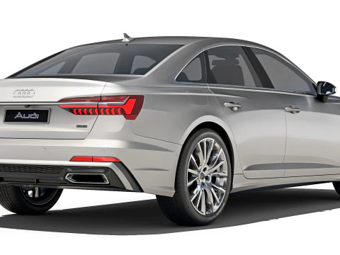 Audi A6 S-Line 2019 3D Model