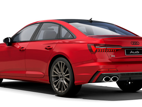 Audi S6 2021 3D 模型