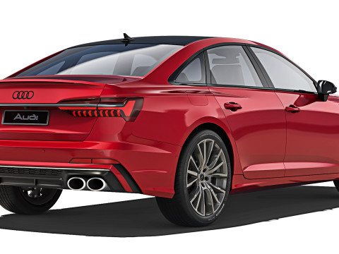 Audi S6 2021 3D 模型
