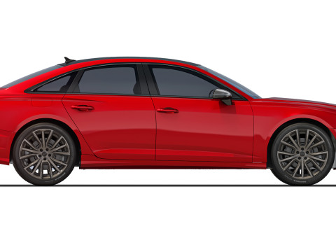 Audi S6 2021 3D 模型