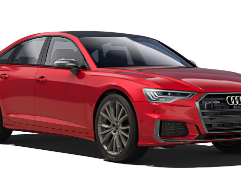 Audi S6 2021 3D 模型