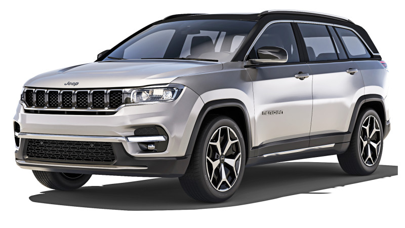 Jeep Meridian 2022 3D Модель .c4d .max .obj .3ds .fbx .stl .blend 