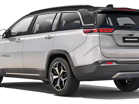 Jeep Meridian 2022 3D Model