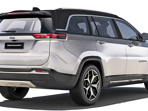 Jeep Meridian 2022 3D Model