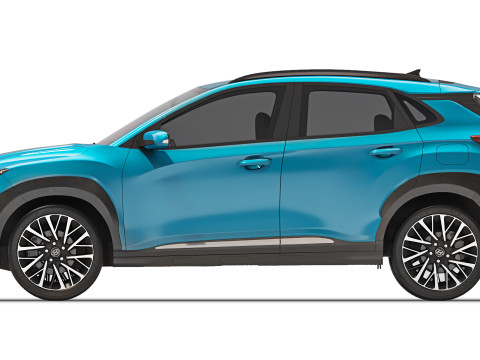 Hyundai Kona 2021 Model 3D