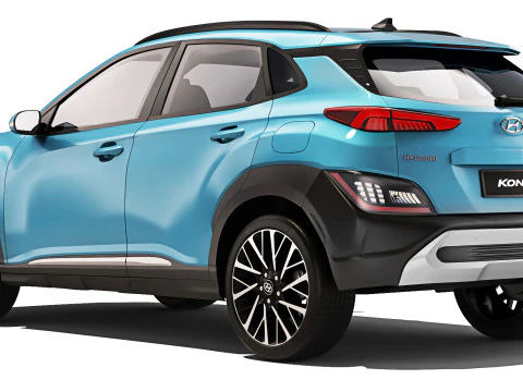 Hyundai Kona 2021 3D Model