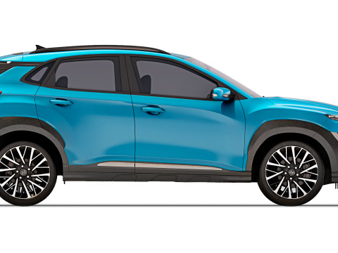 Hyundai Kona 2021 Model 3D