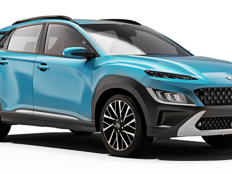 Hyundai Kona 2021 3D Model