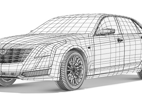Cadillac CT6 2016 Modèle 3D