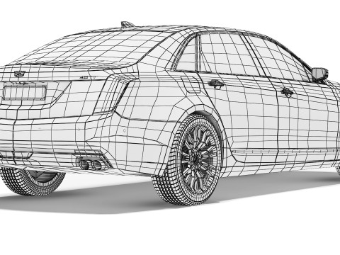 Cadillac CT6 2016 Modèle 3D