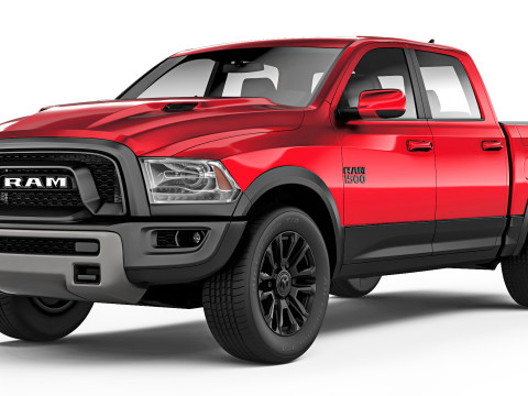 RAM 1500 Rebel 2015 3D Model
