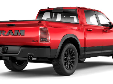 RAM 1500 Rebel 2015 3D Model