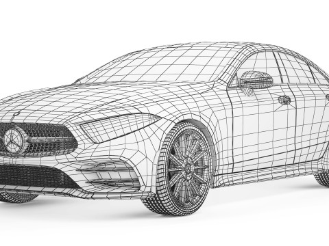 Mercedes-Benz CLS 2019 Model 3D