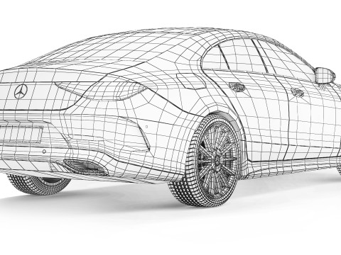 Mercedes-Benz CLS 2019 Model 3D