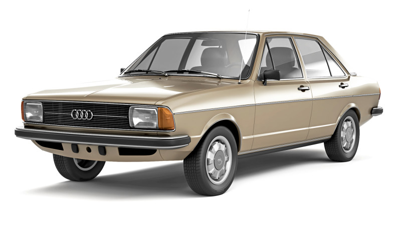 Audi 80 GLS B1 1976 3Dモデル .c4d .max .obj .3ds .fbx .stl .blend 