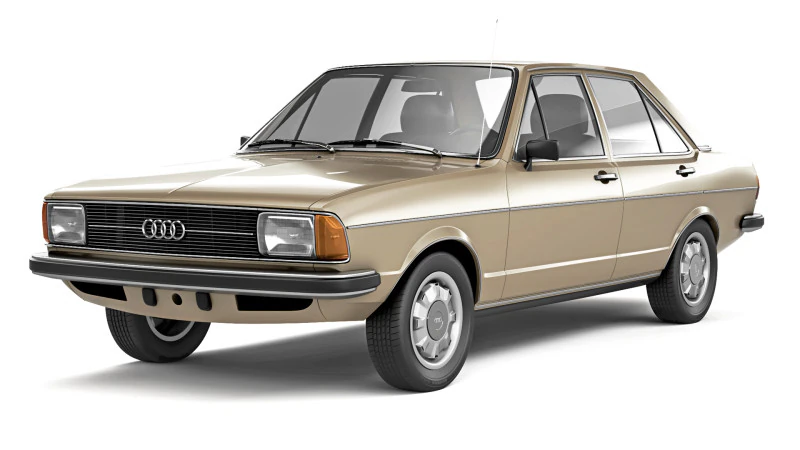 Audi 80 GLS B1 1976 3D Model .c4d .max .obj .3ds .fbx .stl .blend 