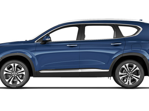 Hyundai Santa Fe 2019 3D 模型