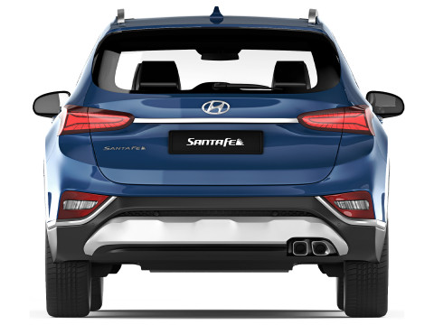 Hyundai Santa Fe 2019 3D 模型