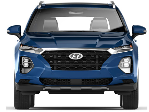 Hyundai Santa Fe 2019 3D 模型