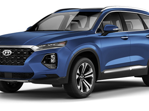 Hyundai Santa Fe 2019 3D Model