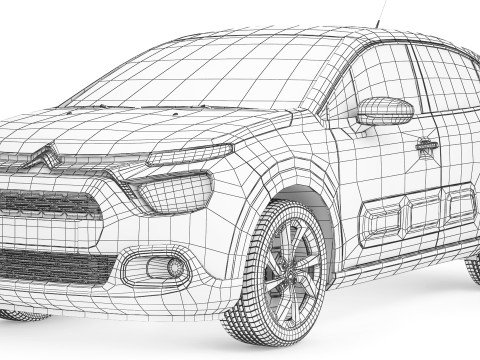 Citroen C3 2020 3D Model