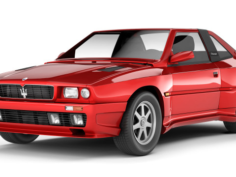Maserati Shamal 1990 3D Модель