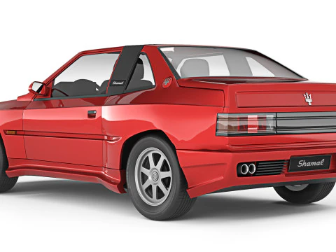 Maserati Shamal 1990 3D Model