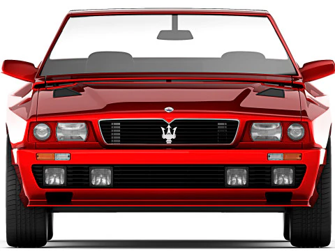 Maserati Shamal 1990 3D Model
