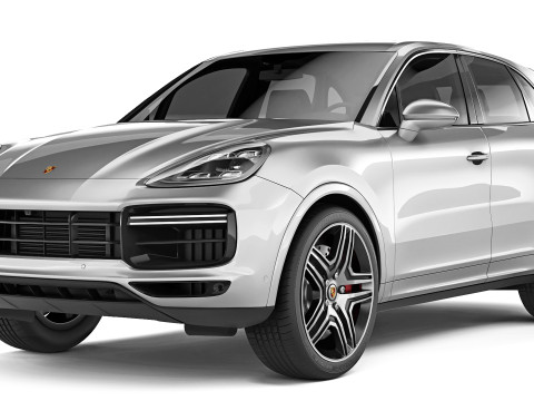 Porsche Cayenne Turbo 2018 3D Model