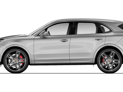 Porsche Cayenne Turbo 2018 Model 3D