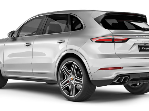 Porsche Cayenne Turbo 2018 Model 3D