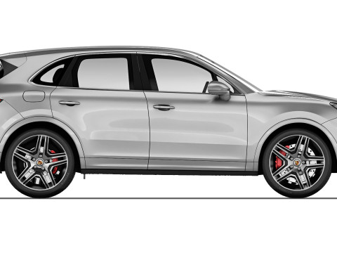 Porsche Cayenne Turbo 2018 Model 3D