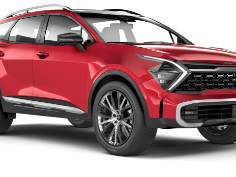 KIA Sportage X-Line 2022 3D 模型