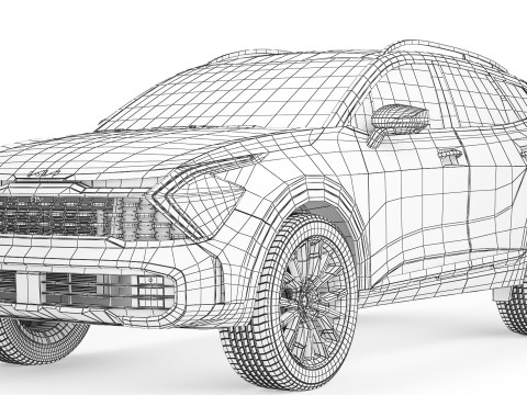KIA Sportage X-Line 2022 3D 模型