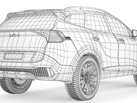 KIA Sportage X-Line 2022 3D 模型
