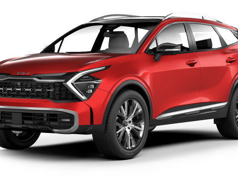 KIA Sportage X-Line 2022 3D Model