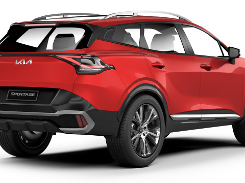 KIA Sportage X-Line 2022 3D 模型