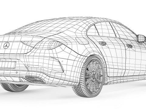 Mercedes-Benz CLS 2022 3D Модель