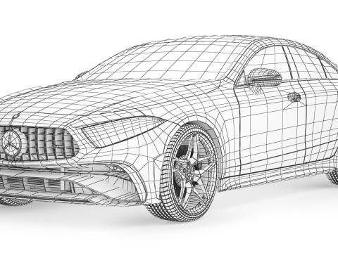 Mercedes-Benz CLS AMG 2022 Model 3D