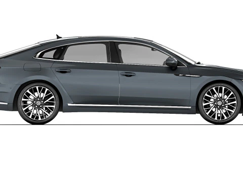 Volkswagen Arteon R-line 2018 3D Model