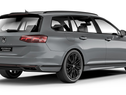 Volkswagen Passat B8 FL Variant R-Line Edition 2020 3Dモデル