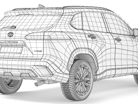 Toyota Corolla Cross 2021 3D Model