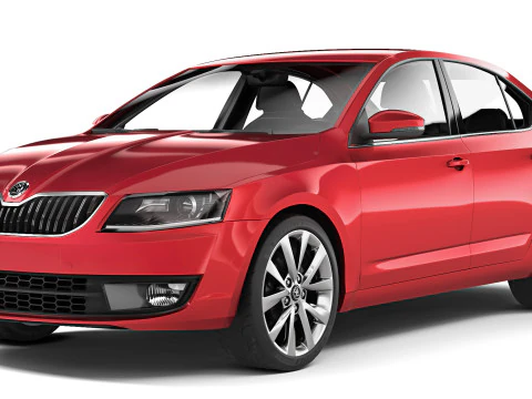 Skoda Octavia A7 2013 Model 3D