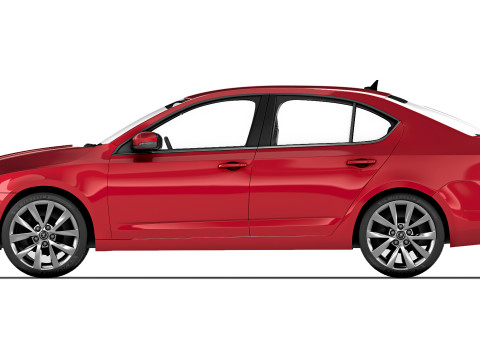 Skoda Octavia A7 2013 3D-Modell