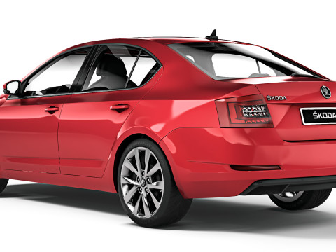 Skoda Octavia A7 2013 3D-Modell